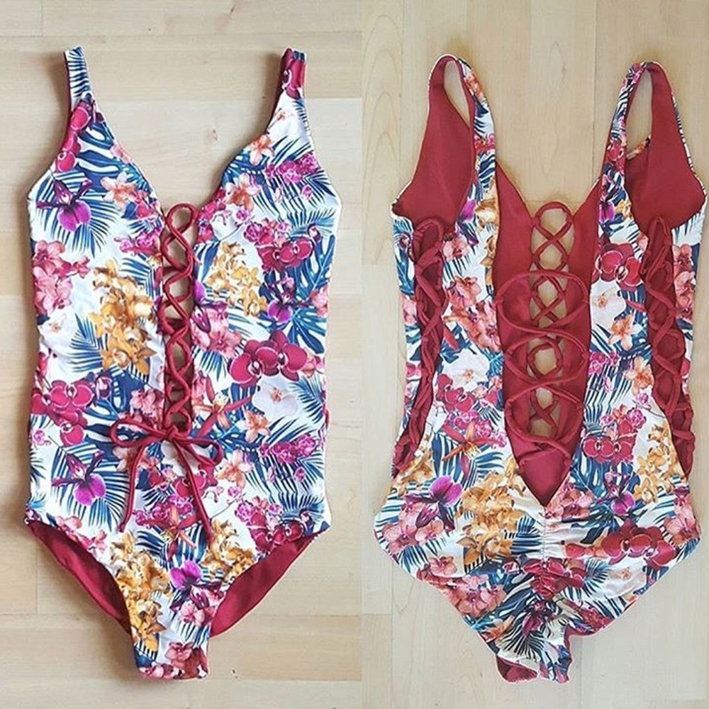 TROPICHOUSE SWIM REVERSIBLE ONE PIECE